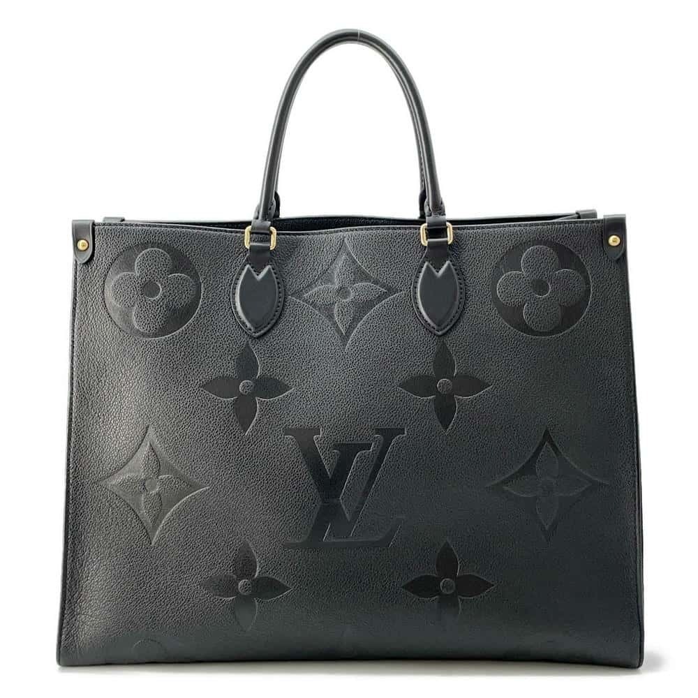 Louis Vuitton Monogram Empreinte OnTheGo Handbag Shoulder Bag Black